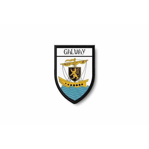 Ecusson Bord Brode Blason Imprime Thermocollant Ville Region Uk Galway
