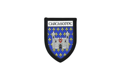 Ecusson Brode Thermocollant Imprime Blason Ville Departement Carcassonne