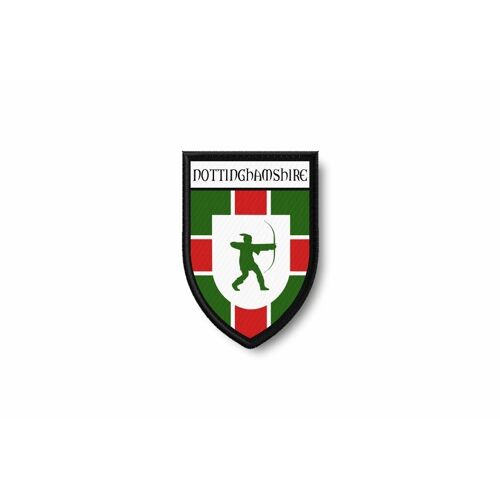 Ecusson Bord Brode Blason Imprime Thermocollant Ville Region Uk Nottinghamshire
