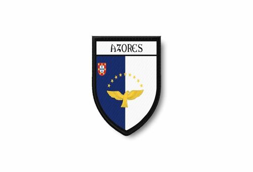 Patch Patches Emblem Iron On Glue Print Flag World Crest Azores Portugal