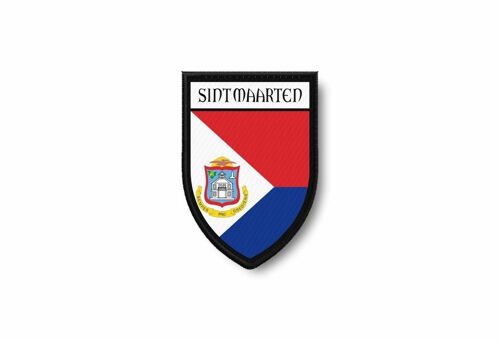 Patch Patches Emblem Iron On Glue Print Flag Saint Martin Marteen Sint