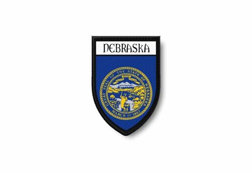 Patch Patches Emblem Iron On Glue Print Flag World Crest Usa Nebraska