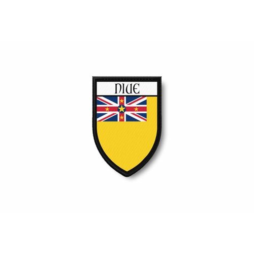 Patch Patches Emblem Iron On Glue Print Flag World Crest Niue