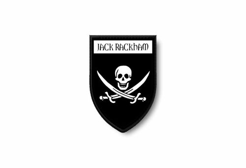 Patch Patches Emblem Iron On Glue Print Flag Pirate Jack Rackham