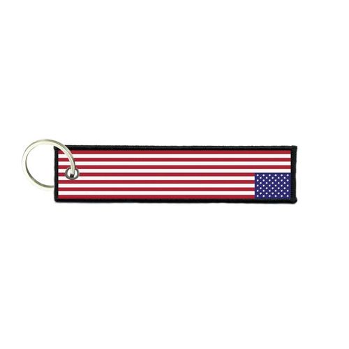 Port Cles Clef Cle Homme Femme Tissu Imprime Drapeau Usa Etats Unis Americain
