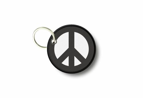 Porte Cle Cles Clef Brode Patch Ecusson Peace And Love Freedom