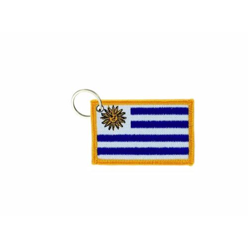 Porte Cle Cles Clef Brode Patch Ecusson Badge Drapeau Uruguay Uruguayen