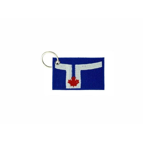 Porte Cle Cles Clef Brode Patch Ecusson Badge Drapeau Toronto Canada