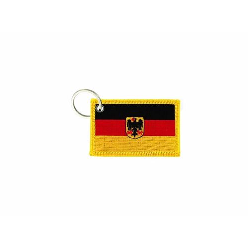 Porte Cle Cles Clef Brode Patch Ecusson Badge Drapeau Allemagne Allemand Aigle