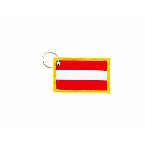 Porte Cle Cles Clef Brode Patch Ecusson Badge Drapeau Autriche Autrichien