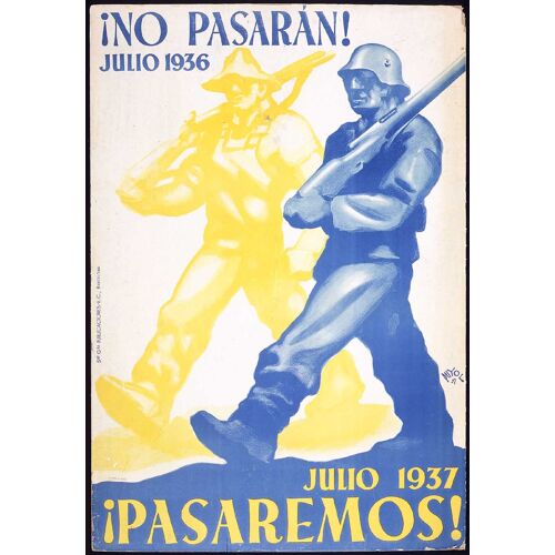 Affiche No Pasaran 1956
