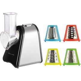 Râpe électrique universelle - ROSENSTEIN & SOHNE - 4 embouts - Noir - 150 Watt