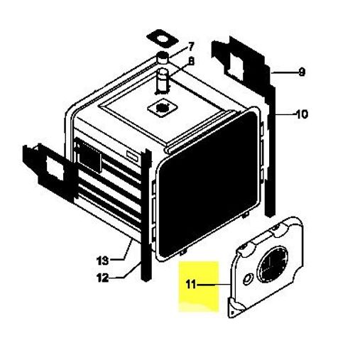 PANNEAU EMAILL. PIRO POUR FOUR SCHOLTES - C00265351