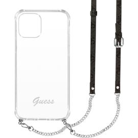 Coque Guess Iphone 12 Pro Max + Sangle De Sac Gris