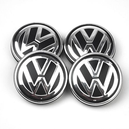 4 X 65 Mm Pour La Volkswagen, Diamètre 65 Mm. Apparence De Couvercle De Moyeu De Roue, Couvercle Central De Moyeu De Rechange, Couvre-Jante, Couvre-Moyeu Central