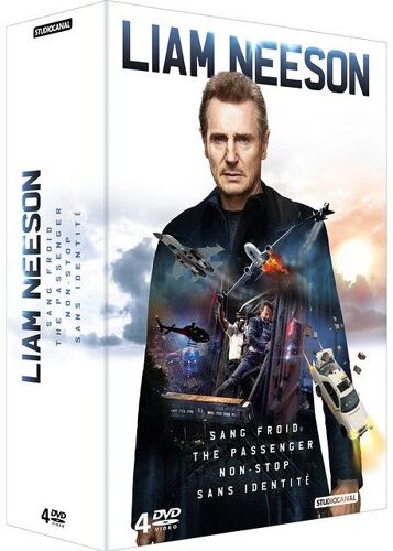 Liam Neeson - Coffret : Sang Froid + The Passenger + Non-Stop + Sans Identité - Pack