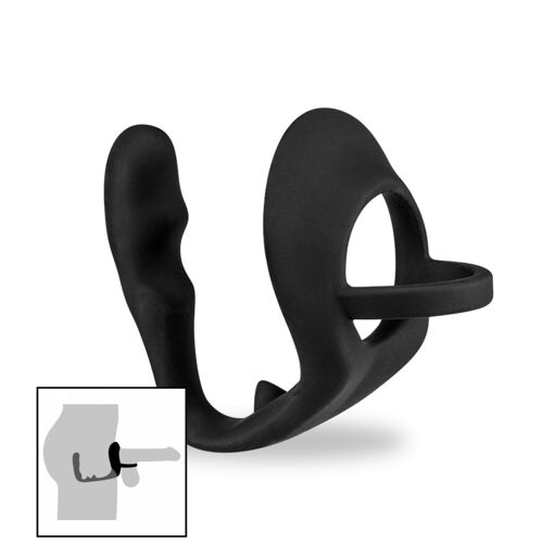 Stimulateur Prostatique Anneau Ring Silicone - Jouet Sexuel Vibro Stimulateur Masseur Prostatique Pour Plaisir Anal Masculin