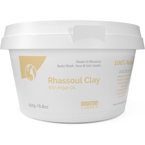 KALANKA-Argile de Rhassoul à l'Argan et Eucalyptus - Détox & Adoucissant, 250g