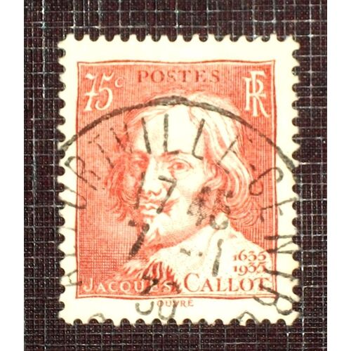 France N° 306 Oblitéré De 1935 - 75c Rouge-Brique « Tricentenaire De La Mort Du Graveur Jacques Callot »