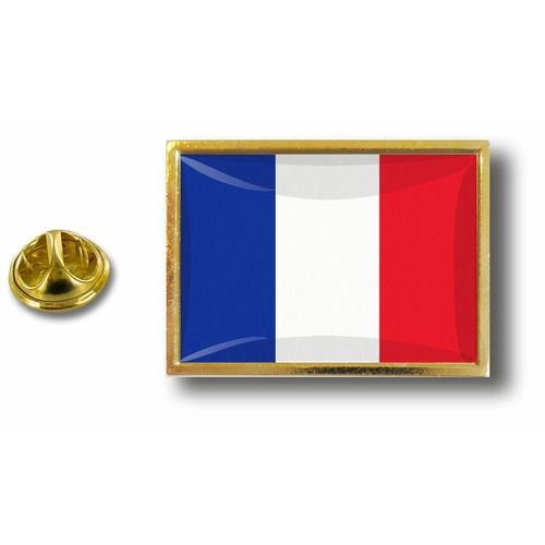 Pins Pin Badge Pin's Metal Epoxy Avec Pince Papillon Drapeau France Francais
