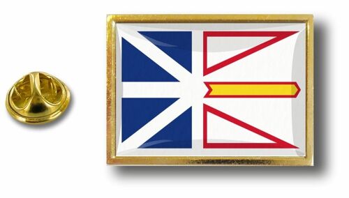 Pins Pin Badge Pin's Metal Epoxy Drapeau Canada Terres Neuves Labrador