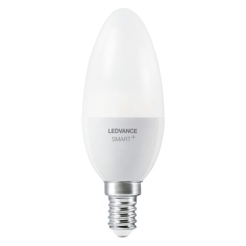 Ledvance Lampe Led Intelligente Avec Technologie Zigbee, E14-Base, Optique Dépolie ,Blanc Chaud (2700k), 470 Lumen, Remplacement De La Traditionnelle 40w-Ampoules 1-Pack