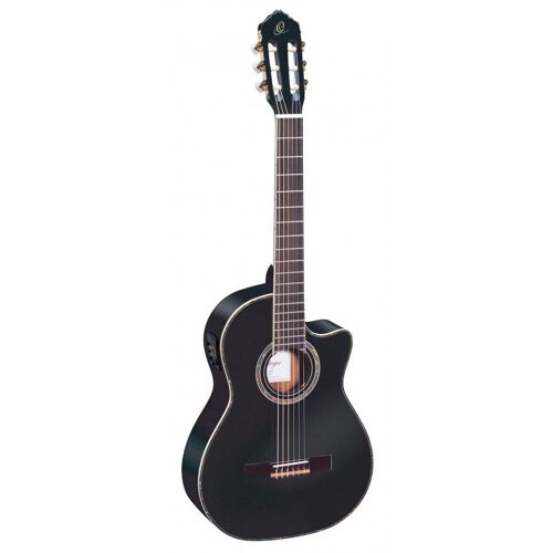Ortega Rce141 - Guitare Électro-Classique - Noir Brillant (+Housse)
