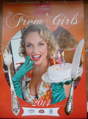 Le Calendrier Des From'girls 2014 Par L'association Fromages De Terroirs