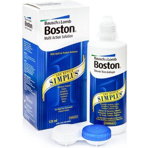 Lentilles Boston Simplus Solution 120 Ml Avec Étui 