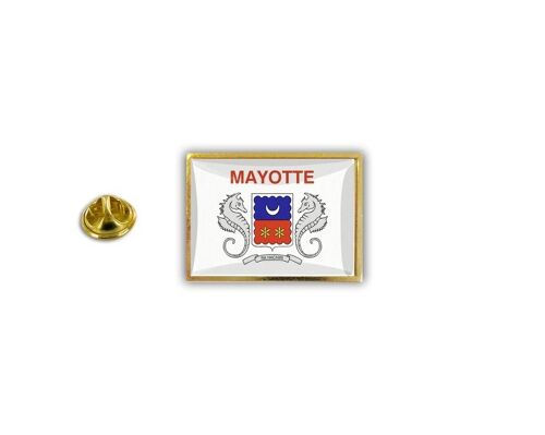 Pins Pin Badge Pin's Metal Broche Pince Papillon Drapeau Mayotte