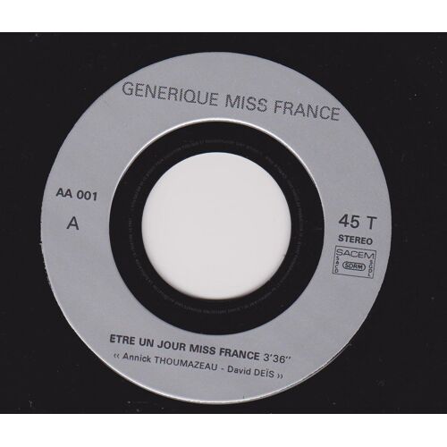 Generique Miss France - Être Un Jour Miss France 3'36 - Almadea 3'30