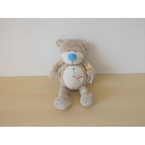 Doudou Ours Gris Bengy