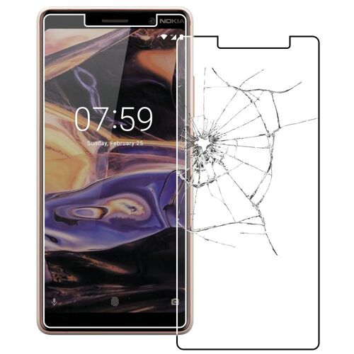 Ebeststar - Nokia Nokia 7 Plusfilm Protection Vitre En Verre Trempé [Dimensions Precises Smartphone : 158.4 X 75.6 X 8mm, Écran 6.0'']
