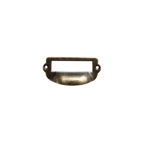 12 Poignées Fonte Aluminium Patinée 06 - Marron