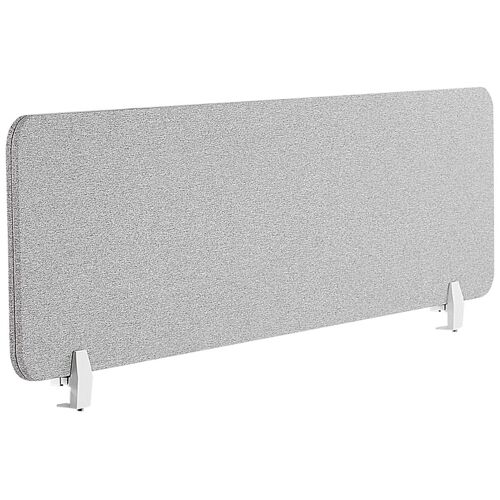 Séparateur de bureau 160 x 40 cm gris clair WALLY