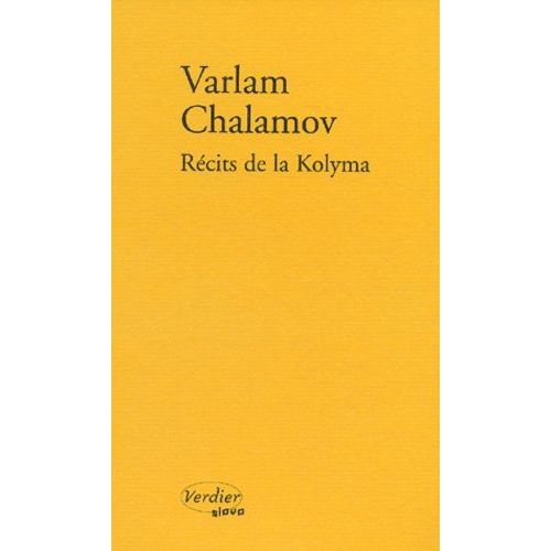 Récits De La Kolyma