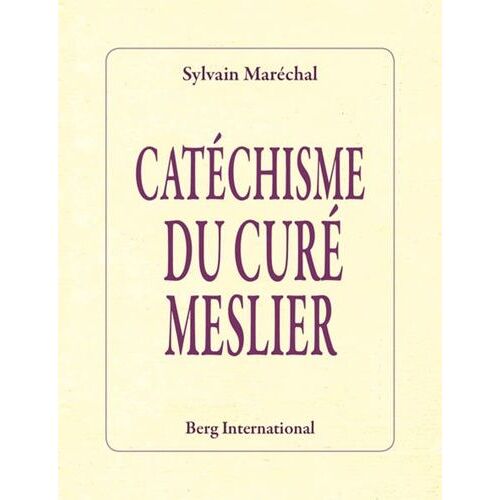 Catéchisme Du Curé Meslier