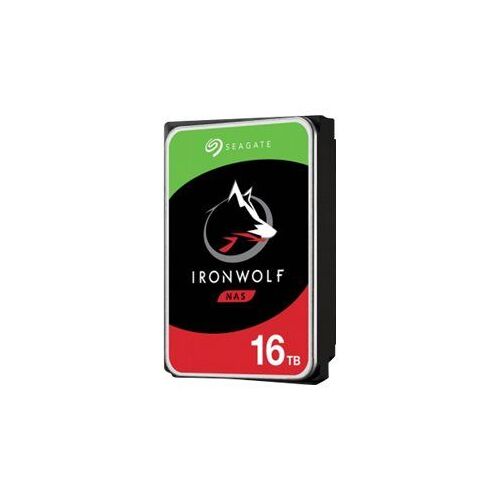 Seagate IronWolf ST16000VN001 - Disque dur - 16 To - interne - 3.5" - SATA 6Gb/s - 7200 tours/min - mémoire tampon : 256 Mo