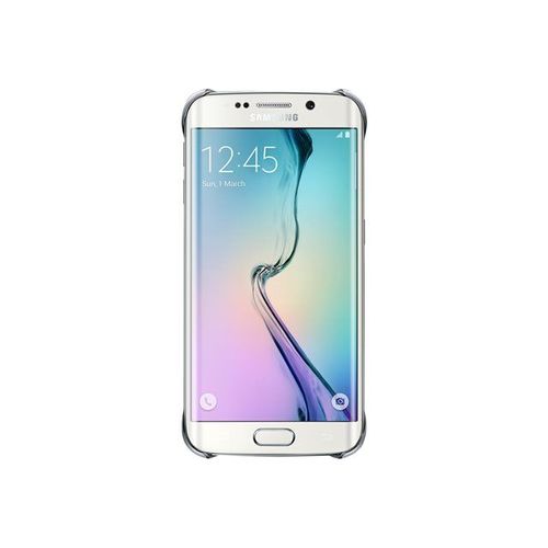 Samsung Clear Cover Ef-Qg925b - Coque De Protection Pour Téléphone Portable - Argent - Pour Galaxy S6 Edge