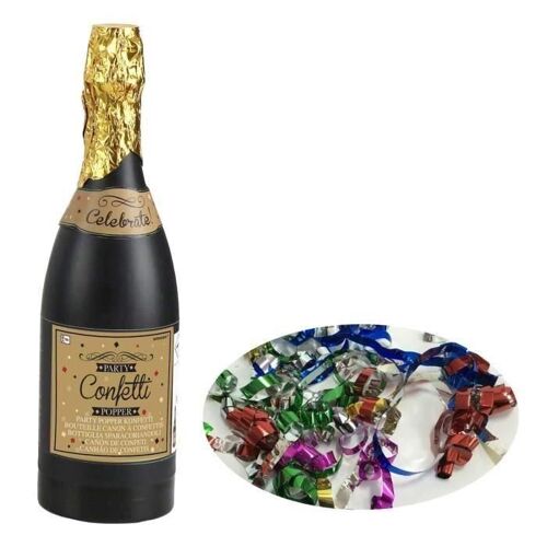 AMSCAN Canon a confettis - Bouteille multicolore