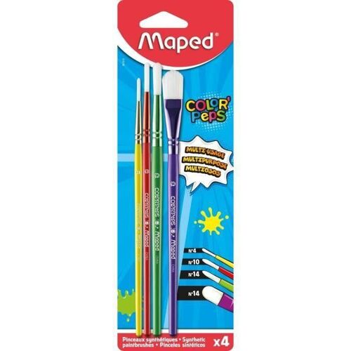 Maped 4 Pinceaux Blister
