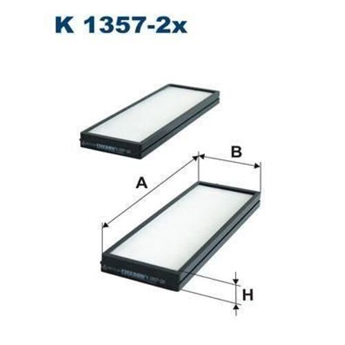 Filtron Filtre D'habitacle K1357-2x