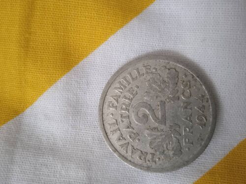 Pièce De Monnaie 2 Francs 1944