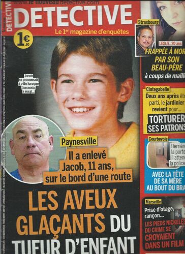 Le Nouveau Detective 14/09/2016 Strasbourg, Cintegabelle, Paynesville, Ucciani, Courbevoie, Lausanne, Paris Jérôme Cahusac, Saint-Doulchard, Marseille, Glasgow, Shangri-La , Dupont De Ligonnès, Caen