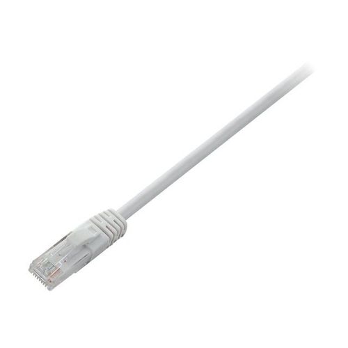 V7 - Cordon de raccordement - RJ-45 (M) pour RJ-45 (M) - 2 m - UTP - CAT 5e - moulé, sans crochet - blanc