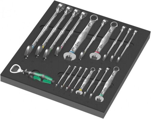 Wera 9731 Insert en mousse 9731 jeu 6003 Joker 1, 19 pièces - 05150121001