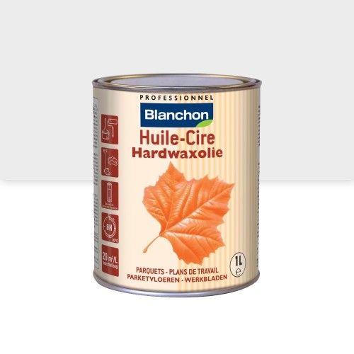 Huile cire de protection - teinte blanc - 1 litre BLANCHON