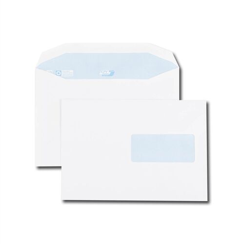 Gpv Boite De 500 Enveloppes Patte Trapèze Spéciales Numérique Blanches C5 162x229 80 G
