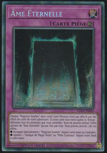 Carte Yu-Gi-Oh - Ame Eternelle - Ldk2-Frs06 - Secrète-Rare -