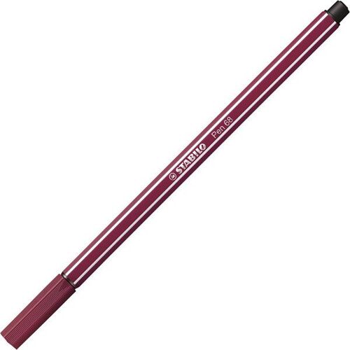 Feutre De Dessin Stabilo Pen 68 - Pointe Moyenne - Rouge Pourpre 19